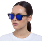 Atherton, Matte Black and Gunmetal/Blue Mirror Polarised Lenses