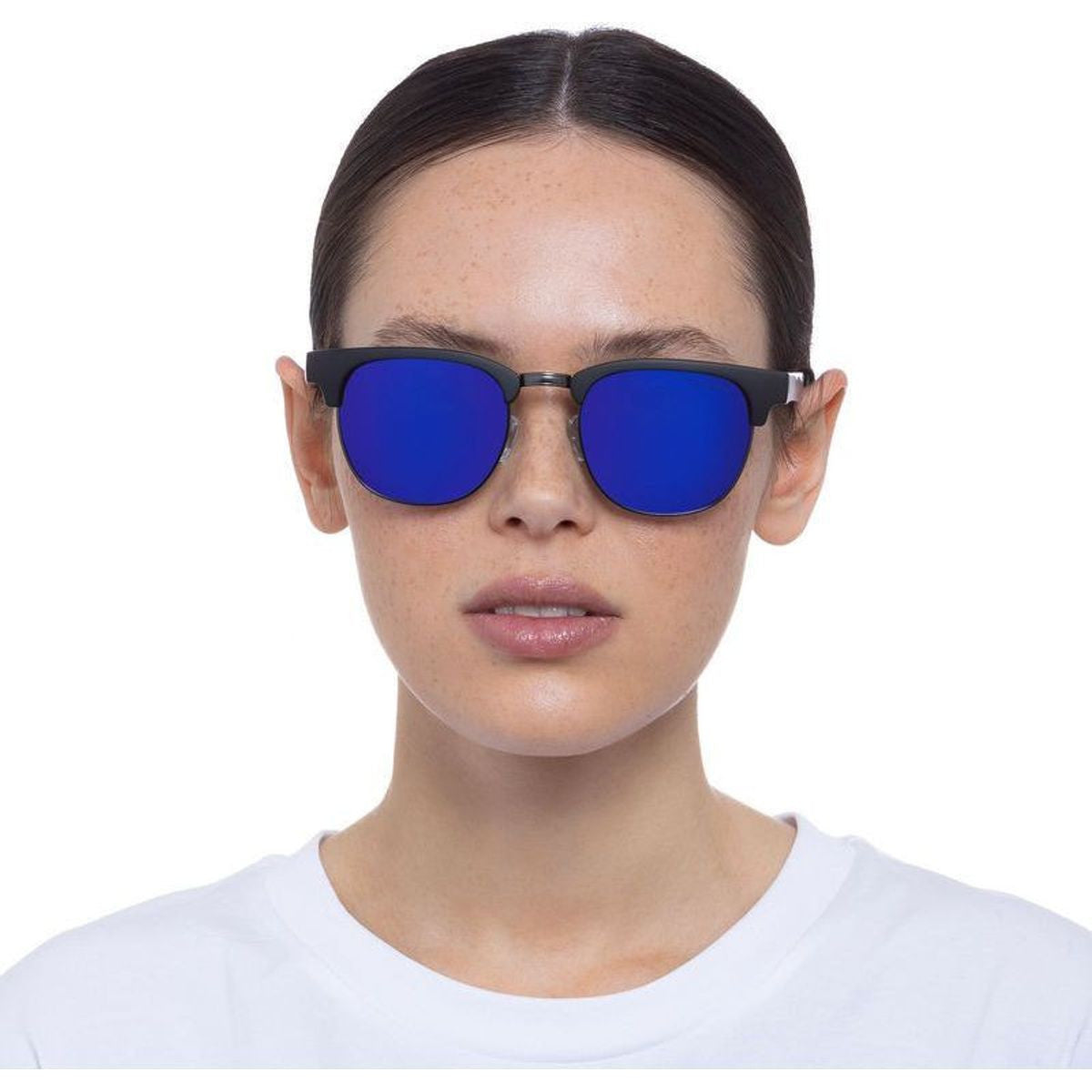 Atherton, Matte Black and Gunmetal/Blue Mirror Polarised Lenses