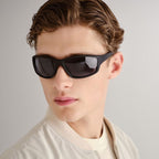 Barton, Black Rubber/Smoke Polarised Lenses