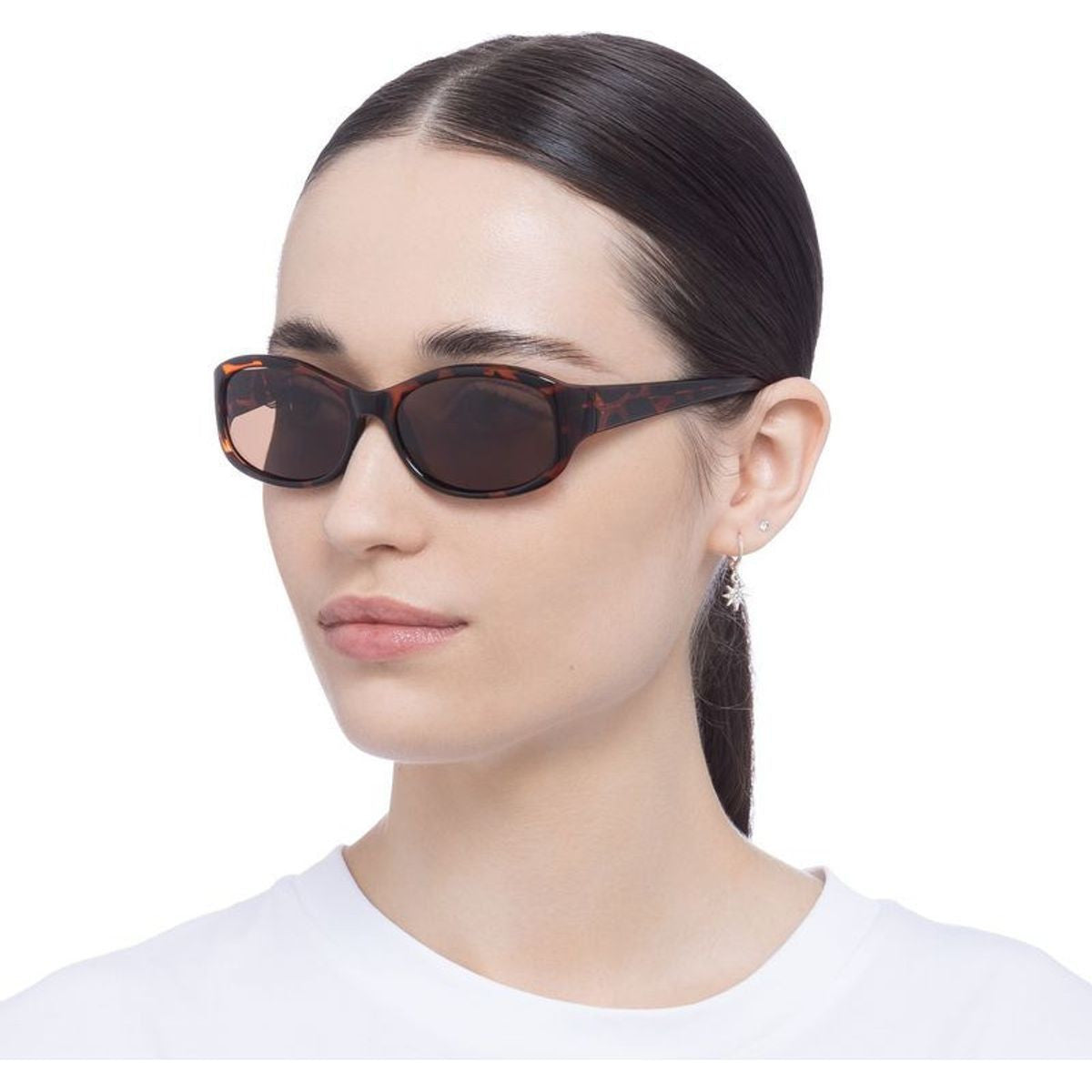 Bensville Petite, Dark Tort/Brown Polarised Lenses