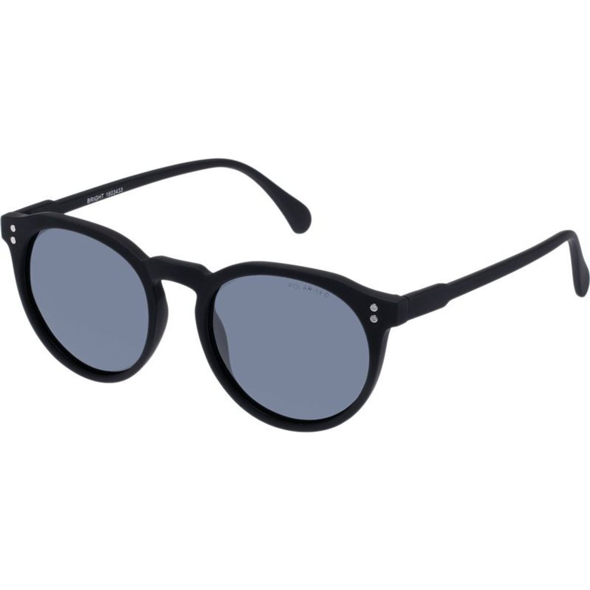 Bright, Black Rubber/Smoke Polarised Lenses