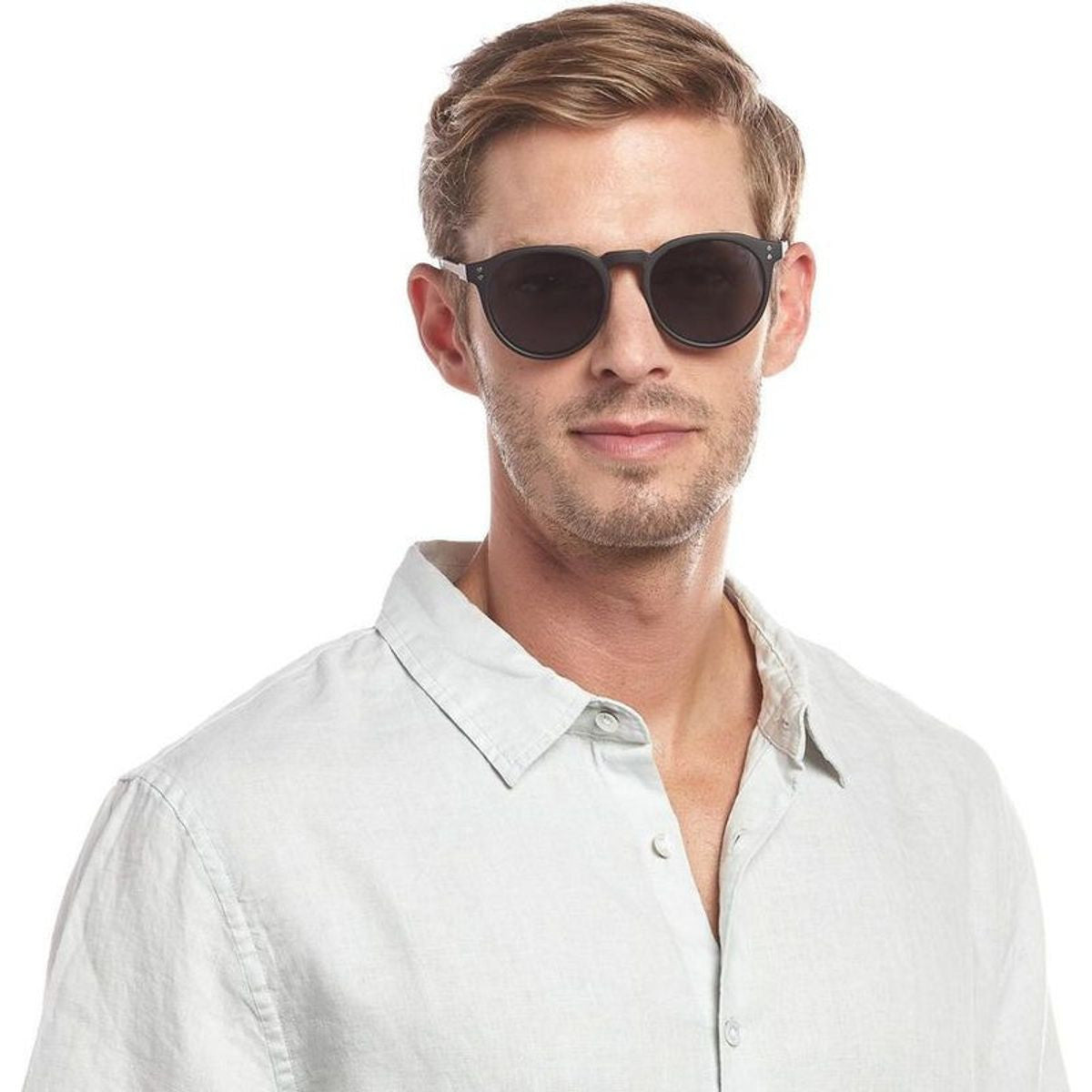 Bright, Black Rubber/Smoke Polarised Lenses
