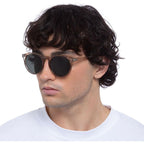 Bright, Stone/Green Polarised Lenses