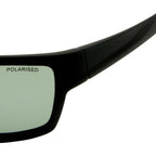 Bulla, Black Rubber/Green Polarised Lenses