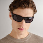 Burleigh, Black and Charcoal/Smoke Polarised Lenses
