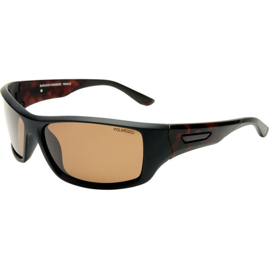 Burleigh, Matte Black and Tort/Brown Polarised Lenses