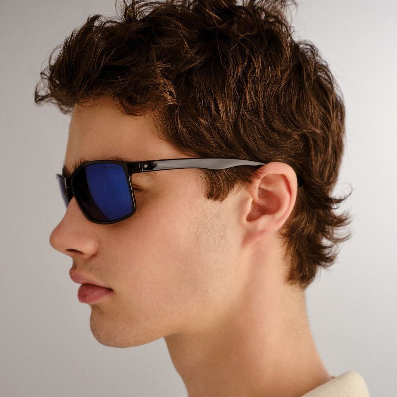 Carwell, Black/Ice Blue Mirror Polarised Lenses