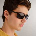 Carwell, Matte Black/Smoke Polarised Lenses