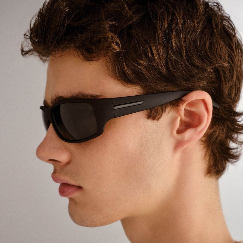 Dandaloo, Black Rubber/Khaki Polarised Lenses