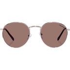 Enviro Round Metal, Gold and Dark Tort/Brown Polarised Lenses