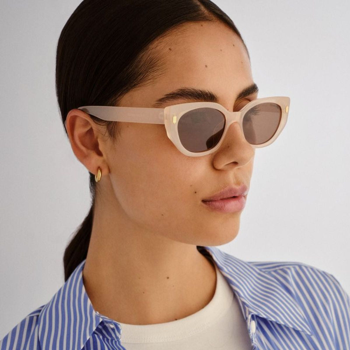 Fleming, Linen/Brown Polarised Lenses