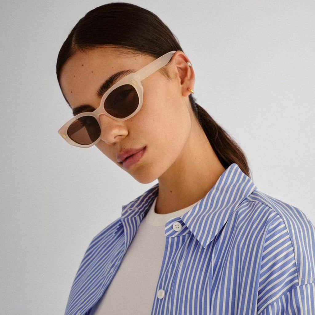 Fleming, Linen/Brown Polarised Lenses