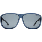 Gymea, Metallic Blue/Smoke Polarised Lenses