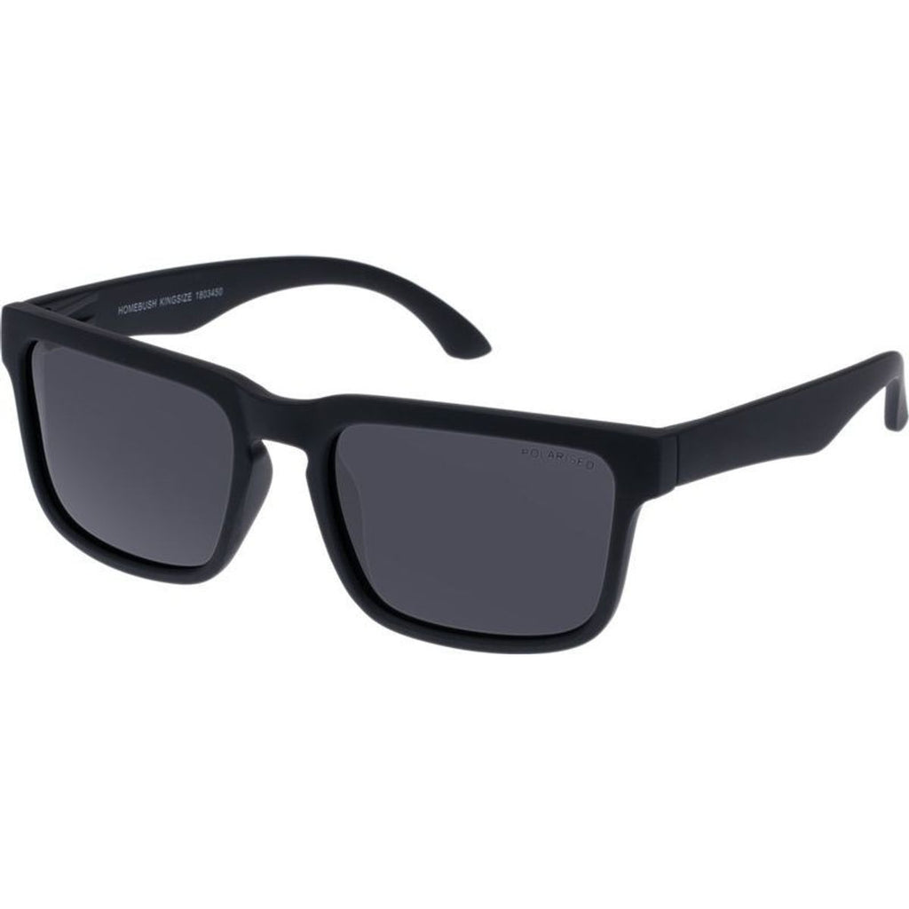 Homebush, Black Rubber/Smoke Polarised Lenses