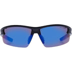 Armadillo - Kids, Matte Black and Blue/Blue Mirror Lenses