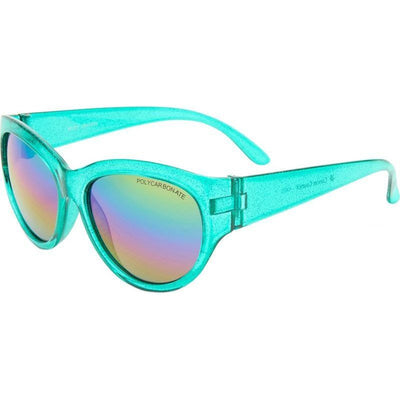 Bilby - Kids, Mint Glitter/Rainbow Mirror Lenses