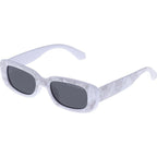 Budgie - Kids, White Seashell/Smoke Lenses