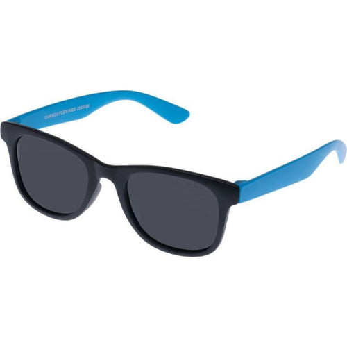 Caribou Flexi - Kids, Matte Black Neon/Smoke Polarised Lenses