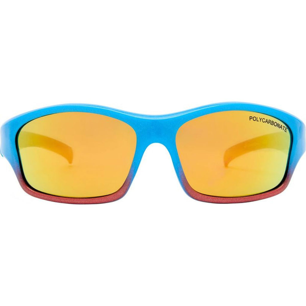 Puppy, Metallic Blue and Red/Red Mirror Lenses