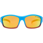 Puppy, Metallic Blue and Red/Red Mirror Lenses