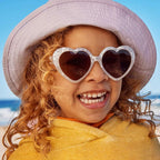 Lovebird - Kids, Ivory Seashell/Brown Polarised Lenses
