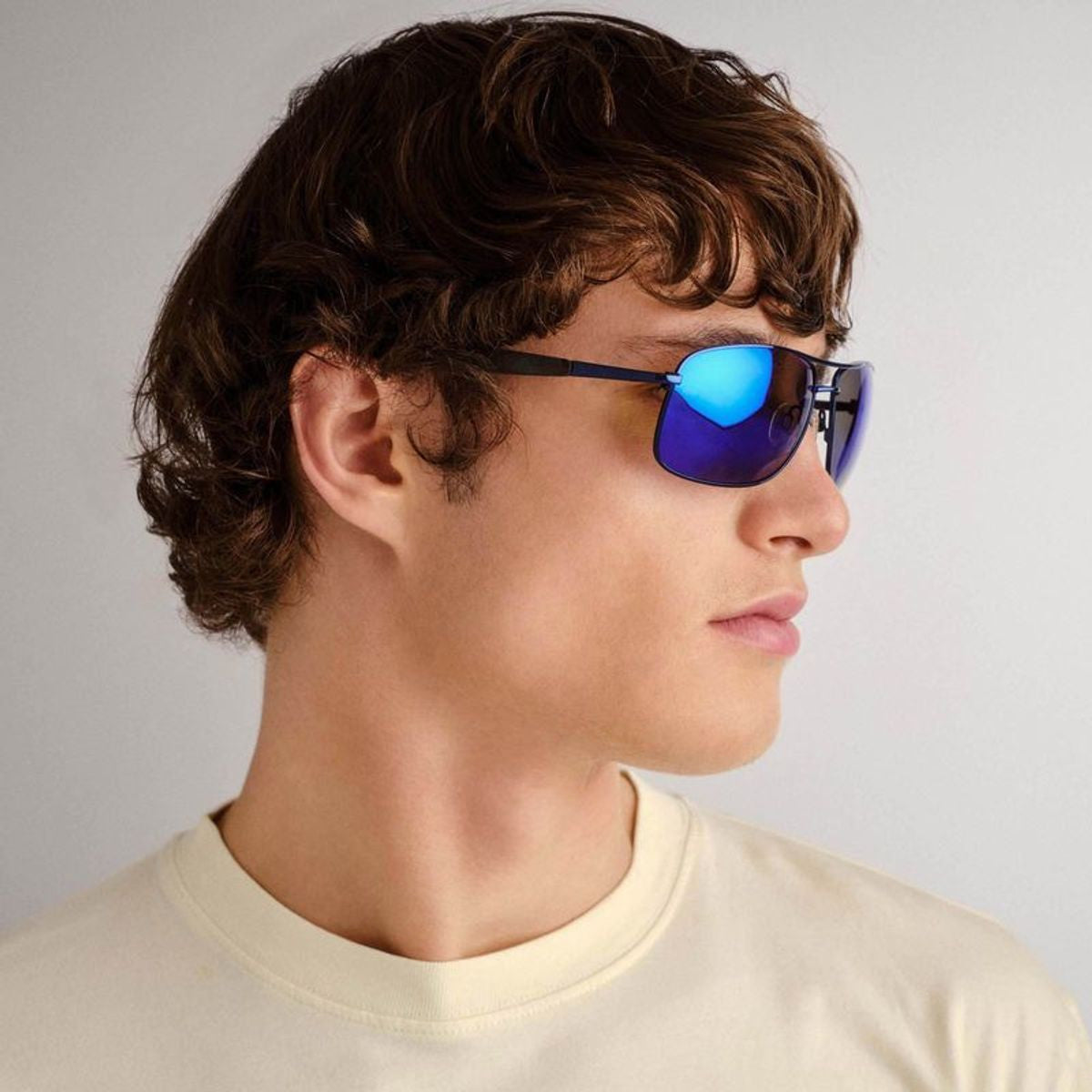 Lincoln, Navy and Black/Blue Mirror Polarised Lenses