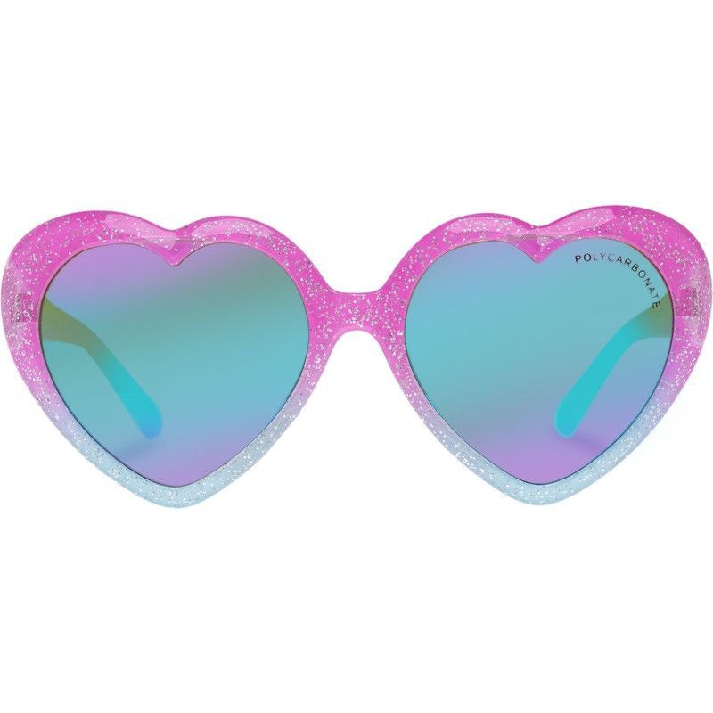 Lovebird - Kids, Unicorn Sparkle/Gold Rainbow Mirror Lenses