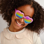 Lovebird - Kids, Unicorn Sparkle/Gold Rainbow Mirror Lenses