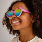 Lovebird - Kids, Unicorn Sparkle/Gold Rainbow Mirror Lenses