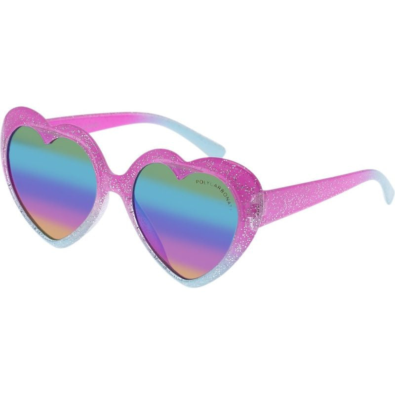 Lovebird - Kids, Unicorn Sparkle/Gold Rainbow Mirror Lenses
