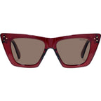 Magenta, Cherry/Brown Polarised Lenses