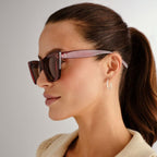 Magenta, Cherry/Brown Polarised Lenses