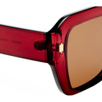 Massey, Burgundy/Brown Polarised Lenses