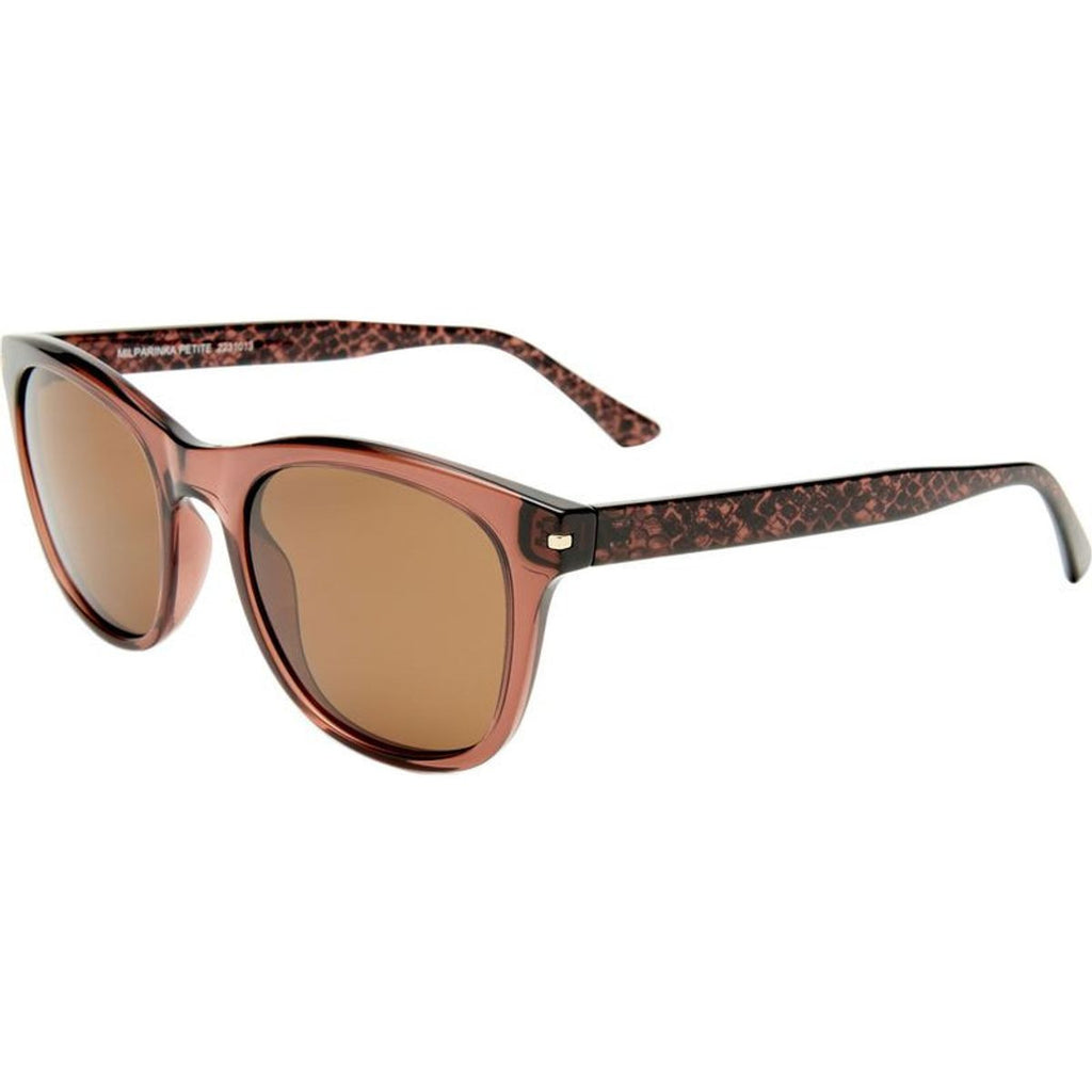 Milparinka, Rose Snakeskin/Brown Polarised Lenses