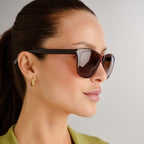 Milparinka, Rose Snakeskin/Brown Polarised Lenses