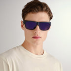 Natone, Matte Navy/Ice Blue Mirror Polarised Lenses