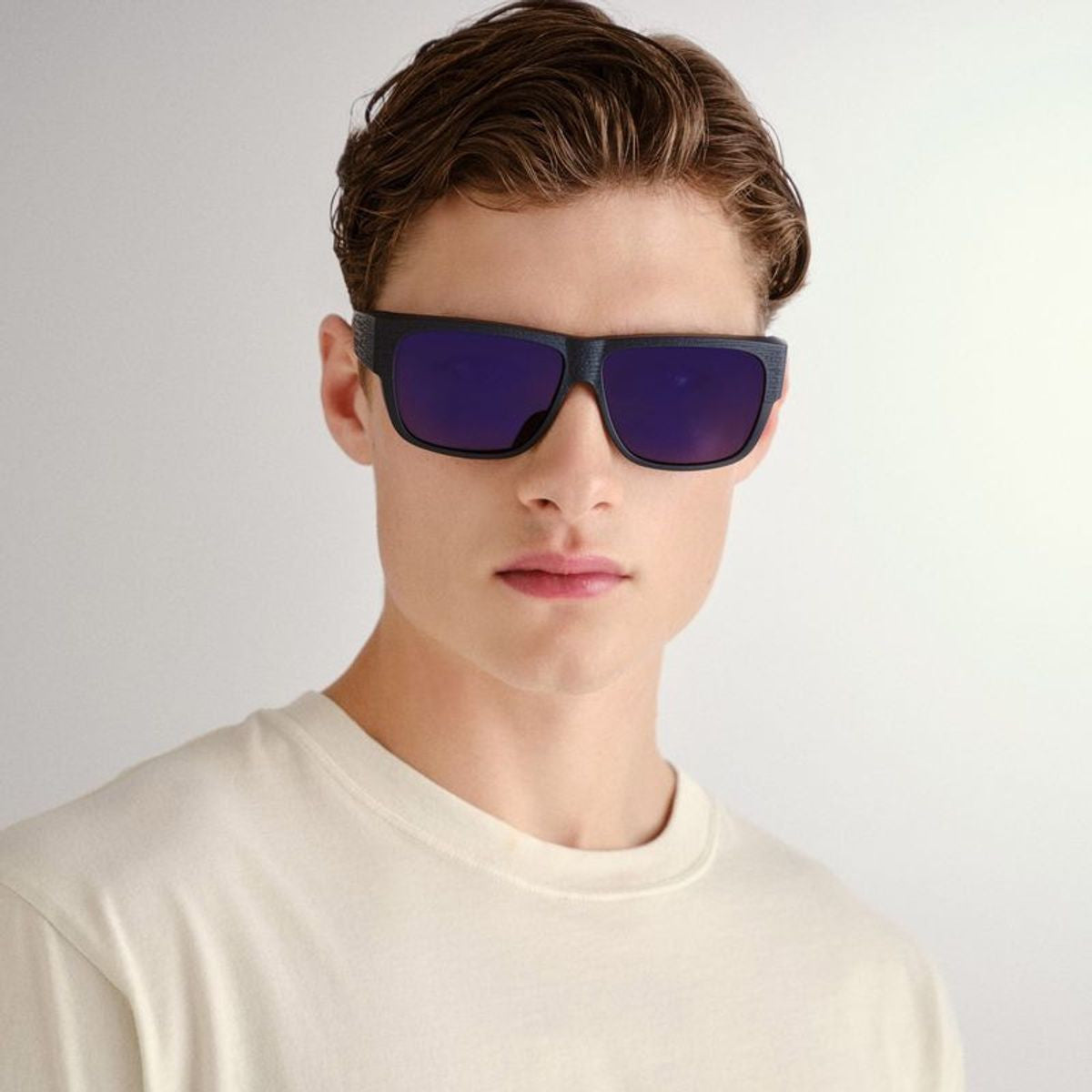 Natone, Matte Navy/Ice Blue Mirror Polarised Lenses