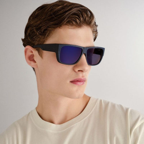 Natone, Matte Navy/Ice Blue Mirror Polarised Lenses