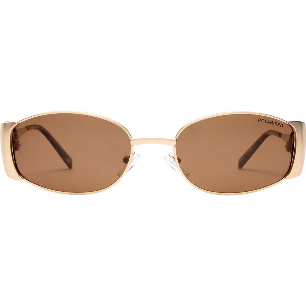 Originals Elaine, Matte Gold and Cookie Tort/Brown Polarised Lenses