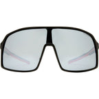 Outfield Shield, Black and Red/Silver Mirror Polarised Lenses