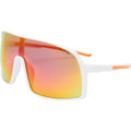 Outfield Shield, White/Red Mirror Polarised Lenses