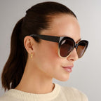 Paisley, Black and Putty/Brown Polarised Lenses