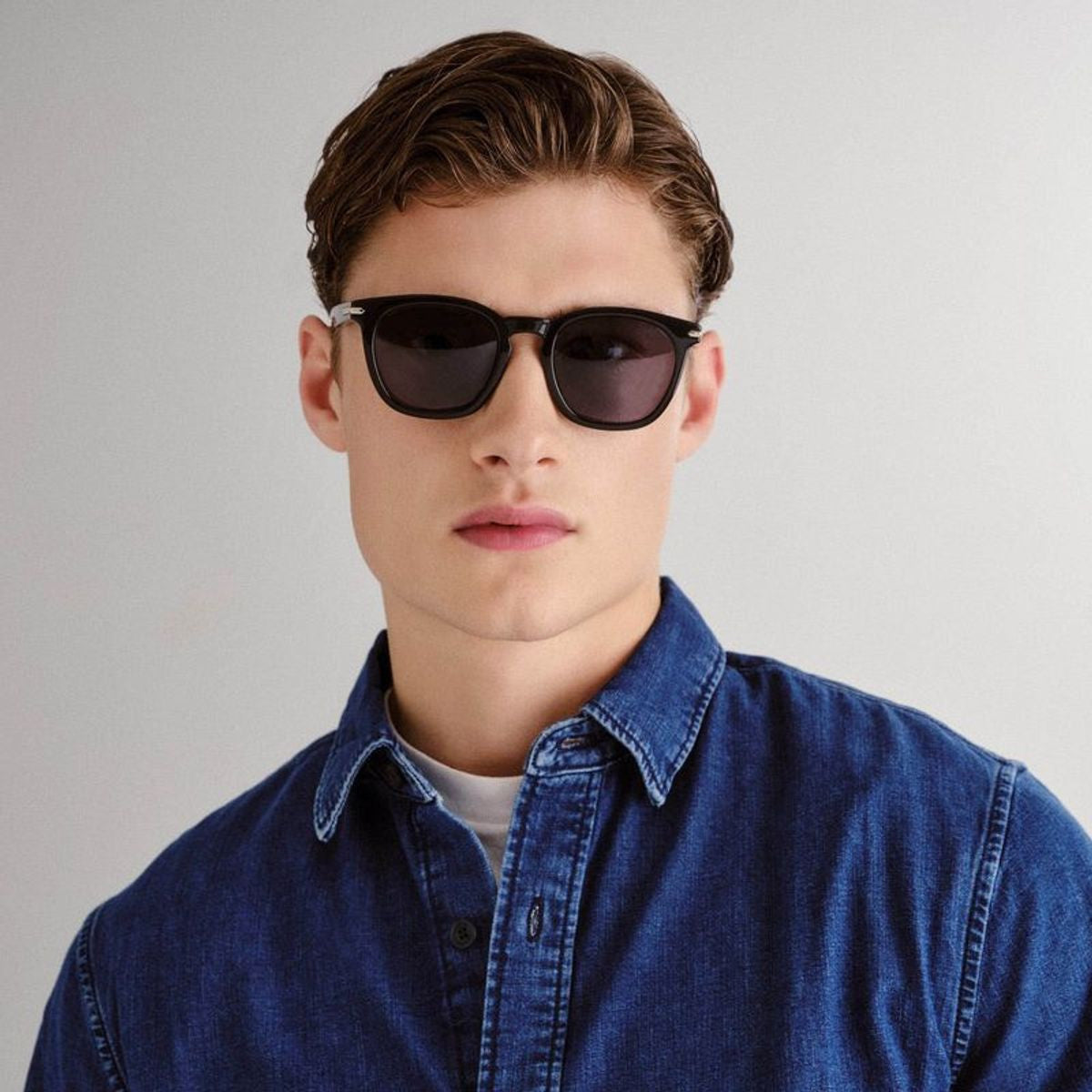 Palmer, Black and Silver/Smoke Polarised Lenses