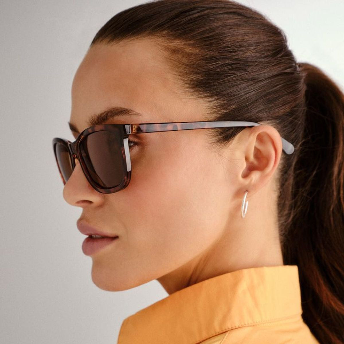 Parklea Petite, Dark Tort/Brown Polarised Lenses