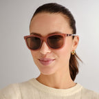 Parklea Petite, Smokey Pink and Cookie Tort/Brown Polarised Lenses