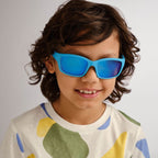 Seal - Kids, Cobalt Blue/Ice Blue Mirror Lenses