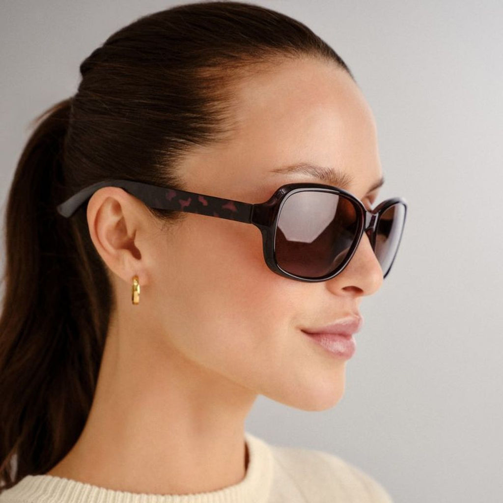 Stapleton, Plum Tort/Brown Polarised Lenses