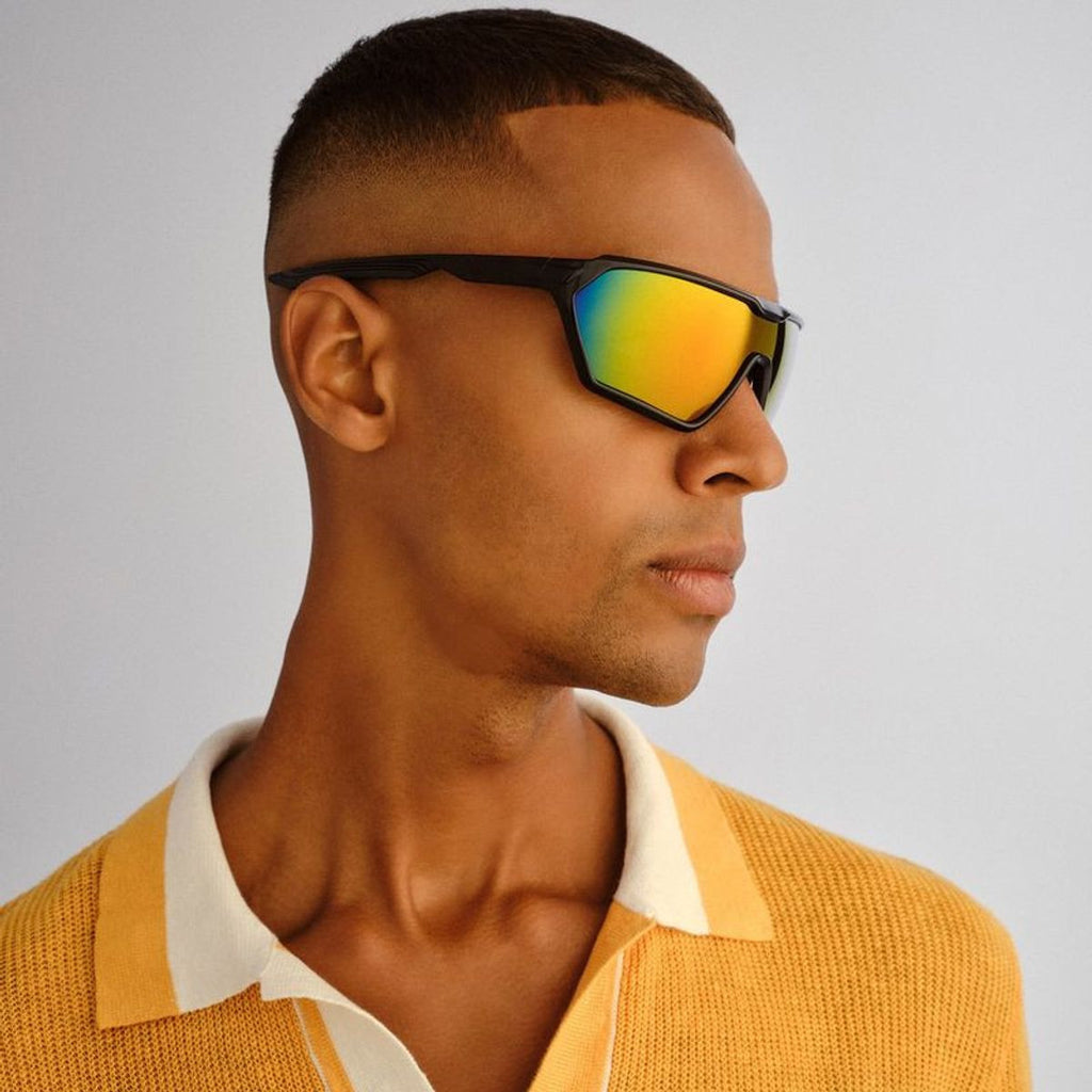Tampu, Black/Rainbow Mirror Polarised Lenses