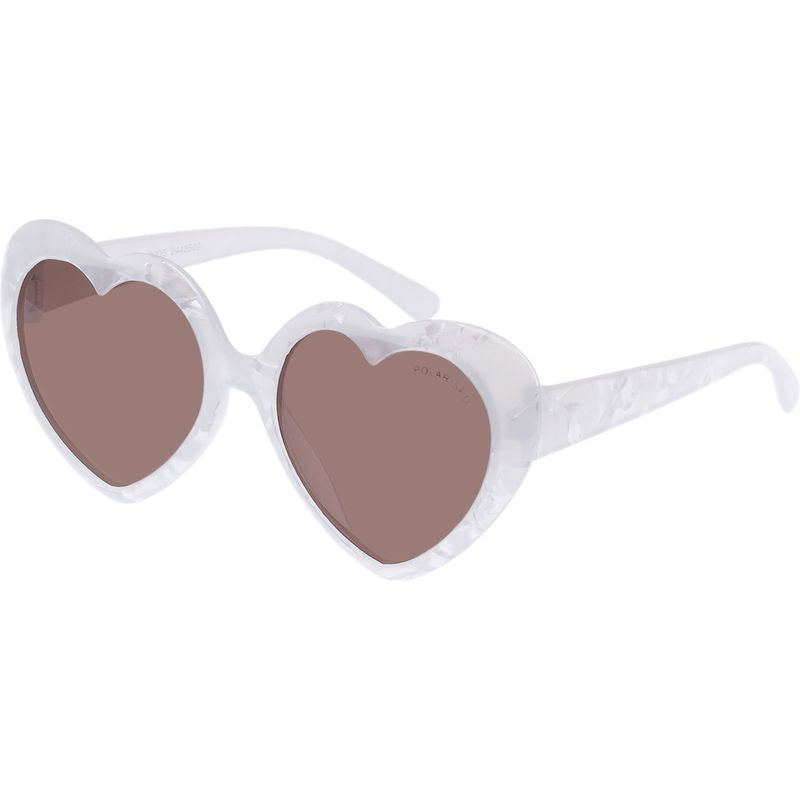 Lovebird - Kids, Ivory Seashell/Brown Polarised Lenses