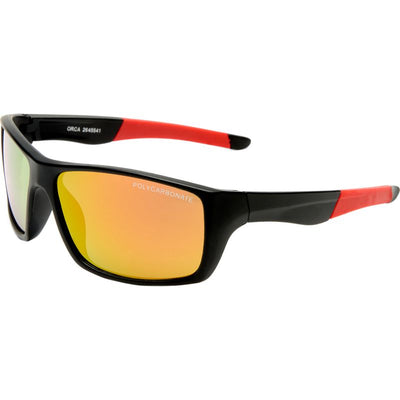 Cancer Council Kids Matte Black and Red Red Mirror Angle